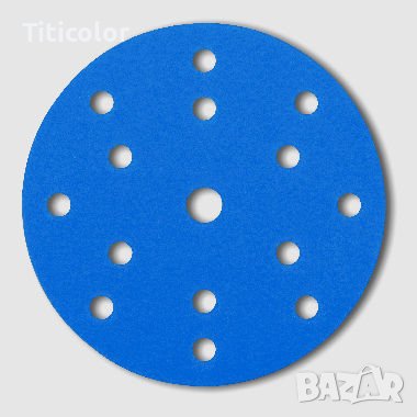 STARCKE 516 диск Ф150,15 отвора/Blue/-P80-p800/, снимка 1