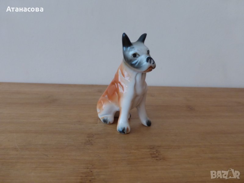 Немска порцеланова фигура Куче 80-те г статуетка, снимка 1