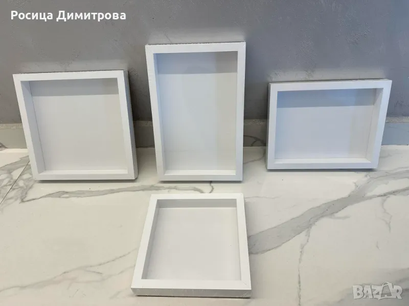 Дълбока 3D рамка с подпора отзад и възможност за окачване., снимка 1