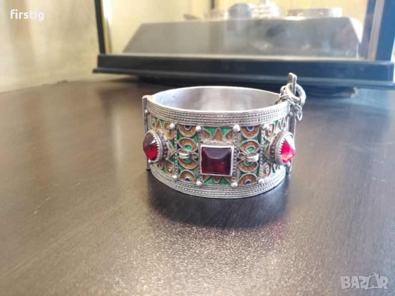 Стара Сребърна Берберска гривна , снимка 1