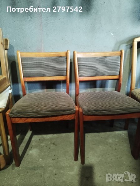 Дървени столове - 2 броя , снимка 1