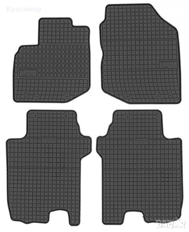 Гумени стелки за Honda-Jazz 2008-2013г, снимка 1