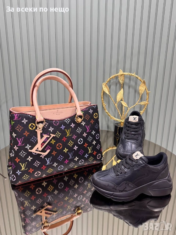 Louis Vuitton Комплект Дамски Маратонки И Дамска Чанта Луис Витон Код SK398, снимка 1
