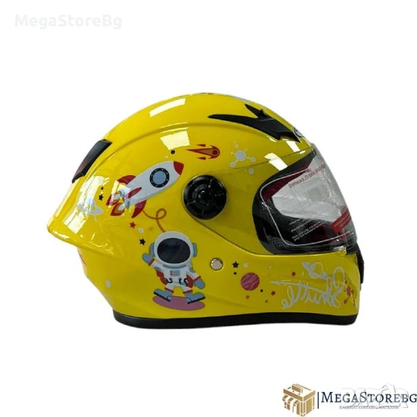 Детска каска 506 - размер М - Жълта, снимка 1
