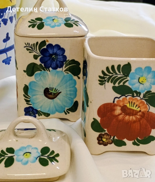 Порцеланови бурканчета за билки -полски порцелан, снимка 1