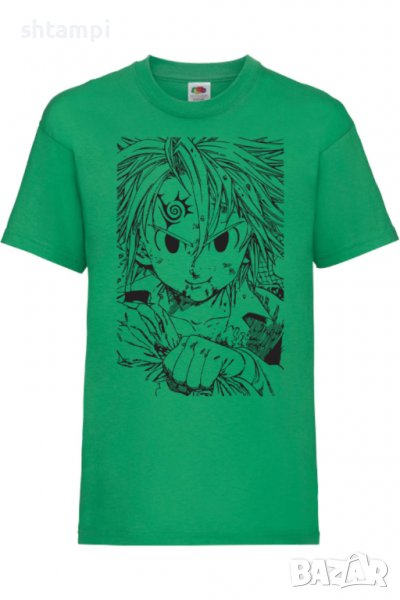 Детска тениска he Seven Deadly Sins Meliodas,Анимация,игра,Празник,Повод., снимка 1