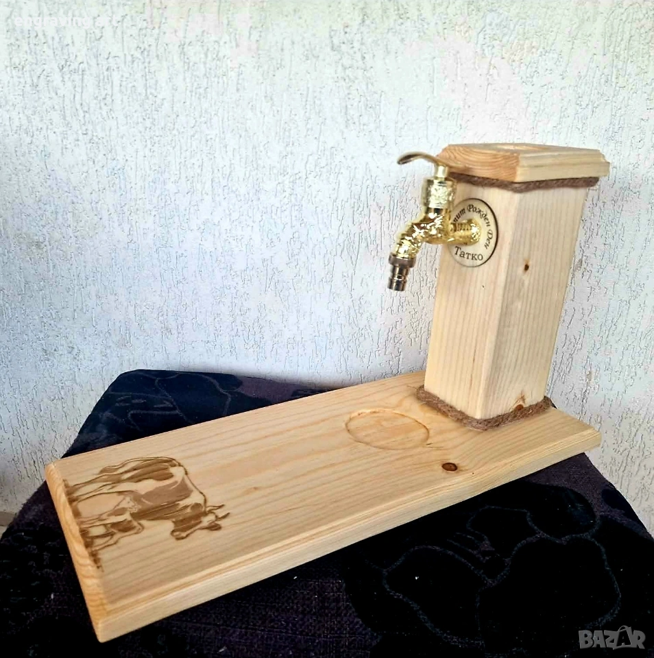 Диспенсър за алкохол чешмичка, снимка 1