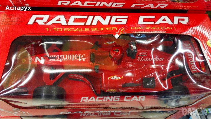 Детска количка Формула 1 със реалистични звуци самозадвижваща се с движение напред-назад , снимка 1