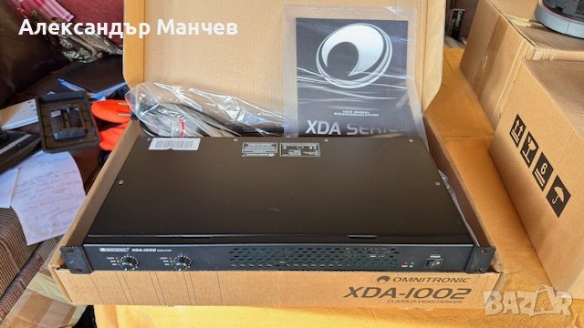 Продавам усилвател Omnitronics XDA-1002 клас D, снимка 1