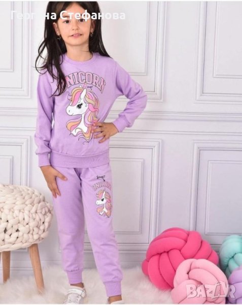 Комплект еднорог  Размери -3/4г.4/5г.5/6г.7/8г.9/10г. Цена -32 лв, снимка 1