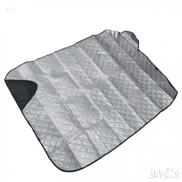 Покривало за предно стъкло на автомобил против сняг и слънце, Термо сенник, 150 x 95 см, снимка 1