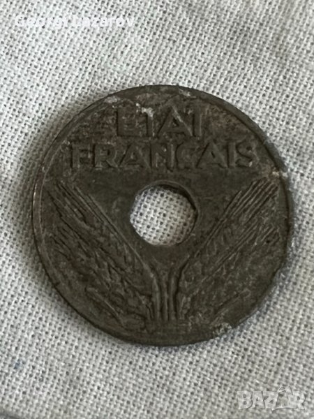 20 сантима Вишистка Франция 1941, снимка 1