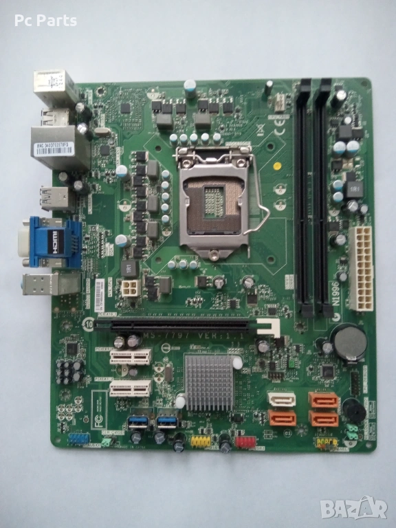 Medion (MSI) MS-7797 LGA 1155. B75, DDR3, снимка 1