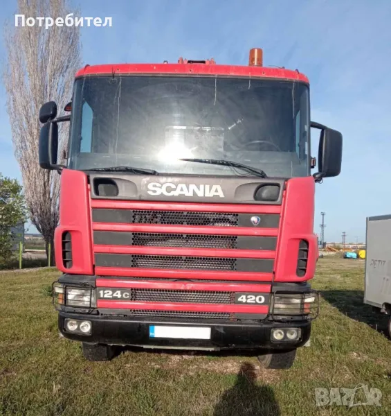 БЕТОН ПОМПА SCANIA R 124 CB 8x4 HZ 420 , снимка 1