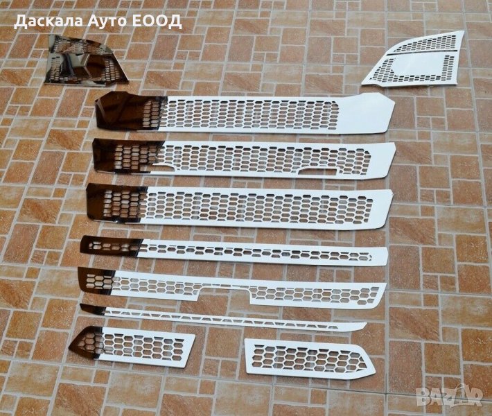 Комплект декорация предна решетка (без халоген) Скания Scania S 2016+, снимка 1