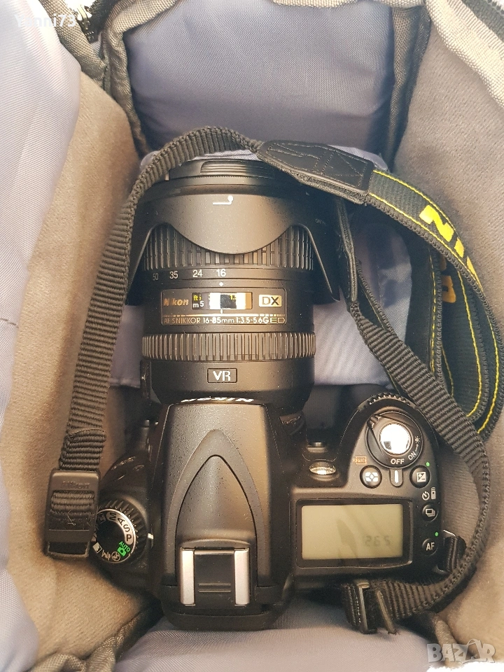 Фотоапарат Nikon D90 + Nikkor AF-S 16-85 mm, снимка 1