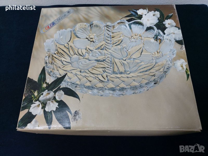 Walther Glas Fancy Flowers Color - Фруктиера, снимка 1