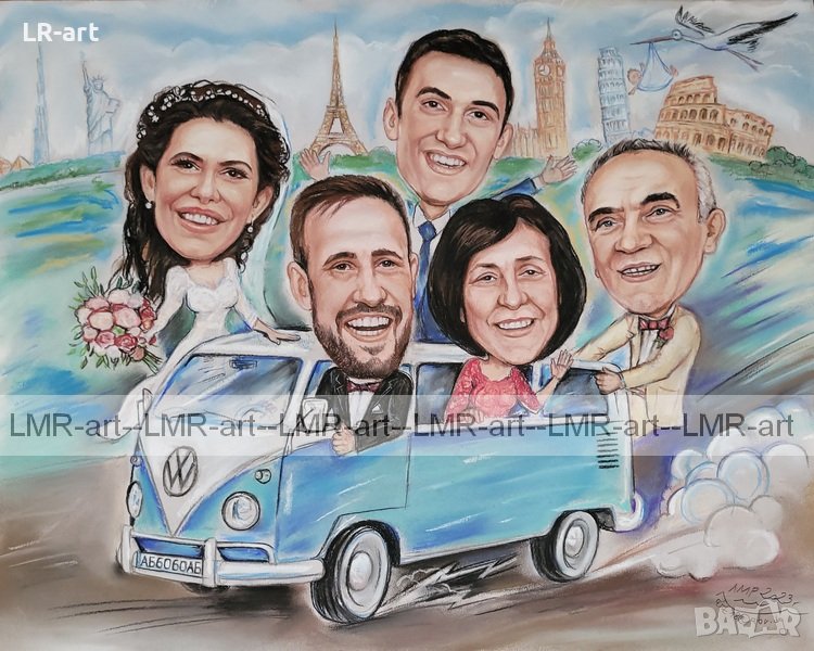 Рисувам ръчно КАРИКАТУРИ, професионално , снимка 1