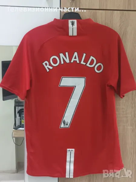 Оригинална футболна тениска фланелка Ronaldo Manchester United сезон 2007-09 Nike 237945-666, снимка 1