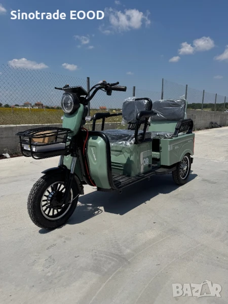 Електрическа карго триколка ЕТ-08 1500W 60V/20AH, снимка 1