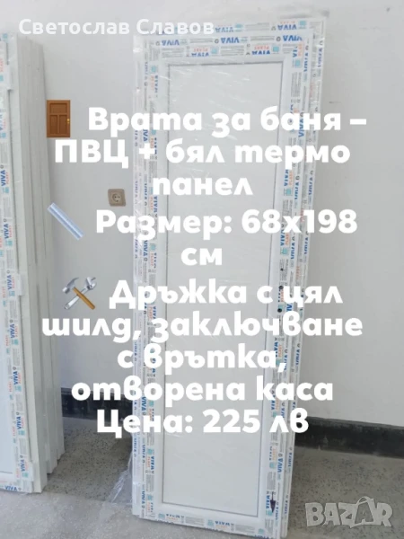Врати за баня,прозорци и входни врати, снимка 1