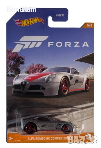 Оригинална количка Hot Wheels FORZA - Alfa Romeo 8C Competizione, снимка 1