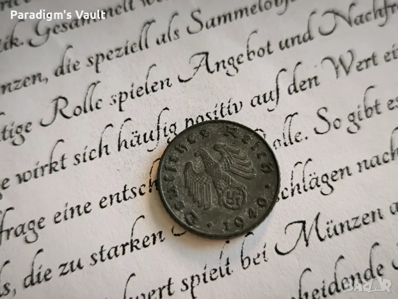 Монета - Трети райх - Германия - 5 пфенига | 1940г.; серия J, снимка 1