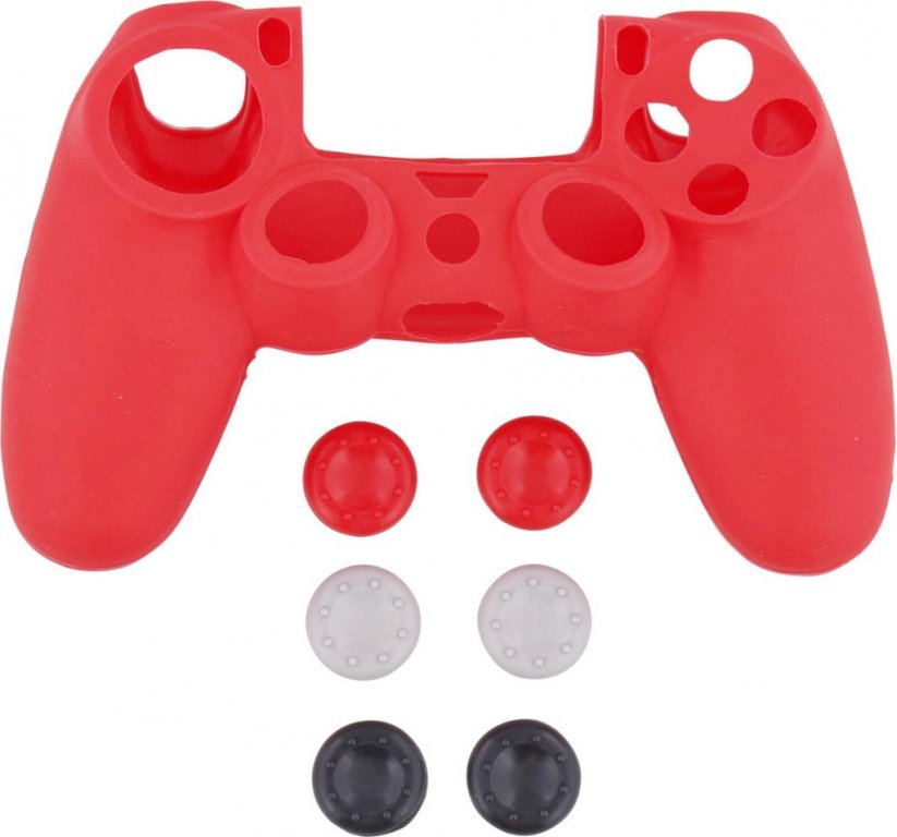 Силиконов калъф за контролер PlayStation 4 Controller Предлага се в два  цвята- бял или червен в Аксесоари в гр. Пловдив - ID33562580 — Bazar.bg