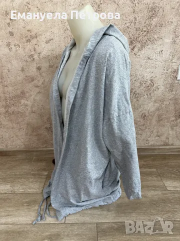 Дамска спортна жилетка - суитшърт - over-sized - С апликация на гърба - с крила, снимка 3 - Жилетки - 48071629