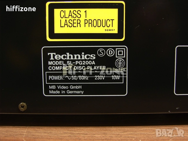 CD плеър  Technics sl-pg200a /4 , снимка 8 - Ресийвъри, усилватели, смесителни пултове - 52944236