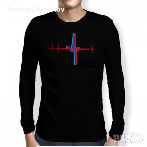 Мъжка тениска BMW M Power Heartbeat, снимка 3 - Тениски - 32569777