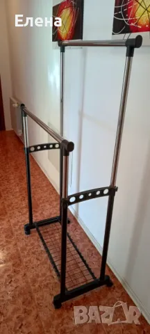 Подвижна закачалка, щендер за дрехи, снимка 11 - Закачалки - 48633828