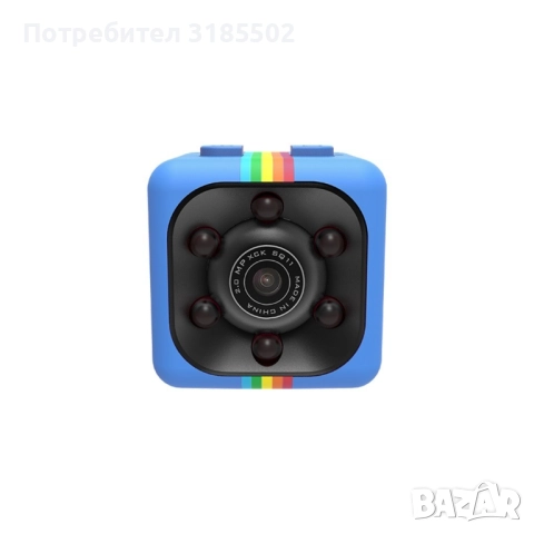 Удароустойчива мини екшън камера с HD резолюция и сензор за движение / Цвят: според наличността в ск, снимка 7 - HD камери - 51526244