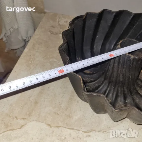 голяма масивна чугунена форма за пай Кейк или хляб, снимка 2 - Форми - 48494877