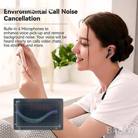 Нови Безжични слушалки Спортни с кутия за зареждане Earbuds за музика, снимка 2 - Bluetooth слушалки - 40257414