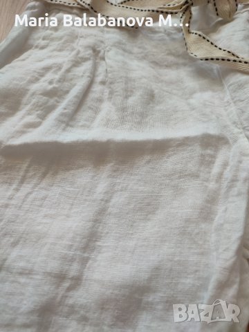 Панталони къси -лен, снимка 2 - Къси панталони и бермуди - 43937496