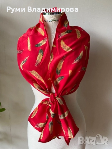 Копринен шал/ дълъг шал/ различни видове, снимка 3 - Шалове - 51339568