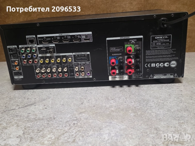 Ресивър Onkyo TX-NR509 + дистанционно, снимка 4 - Ресийвъри, усилватели, смесителни пултове - 52426877