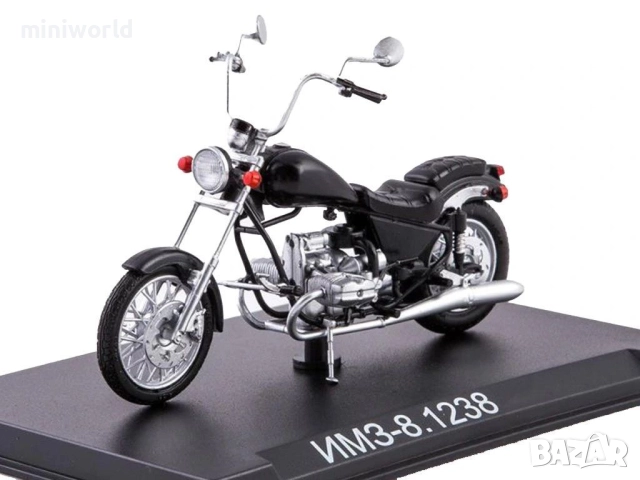 ИМЗ 8.1238 мотор - мащаб 1:24 на Наши мотоциклети моделът е нов в блистер