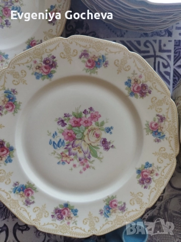 Heinrich Selb Колекционерски висококачествен баварски порцеланов серви, снимка 8 - Колекции - 51748498