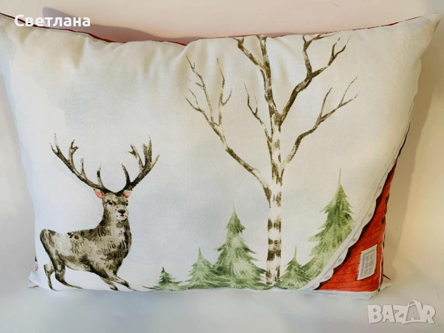 Коледни възглавнички, снимка 12 - Декорация за дома - 52668439