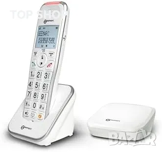 Нов Geemarc Liberty 200 – телефон със силен звънец и големи бутони, снимка 2 - Стационарни телефони и факсове - 49509698