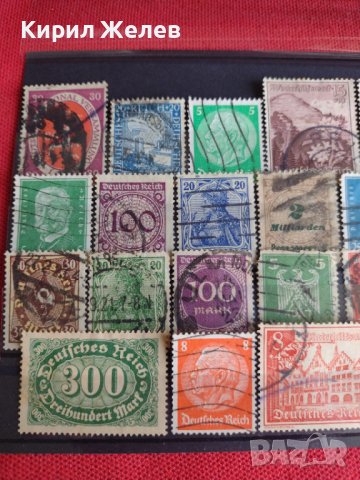 Пощенски марки серия Дойче Райх много стари редки за колекционери - 21729, снимка 2 - Филателия - 36684198