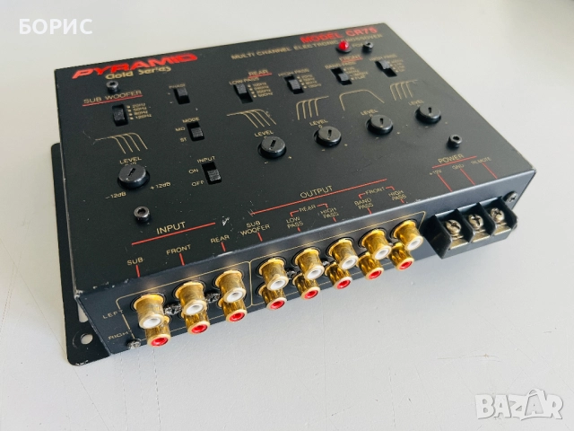 MULTI CHANNEL ELECTRONIC CROSSOVER PYRAMID CR75, снимка 3 - Ресийвъри, усилватели, смесителни пултове - 51682446