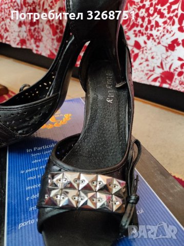 Сандали на ток, снимка 4 - Дамски обувки на ток - 37555600