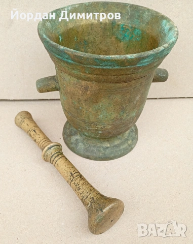 месингово хаванче 5,5кг., снимка 2 - Антикварни и старинни предмети - 53381914