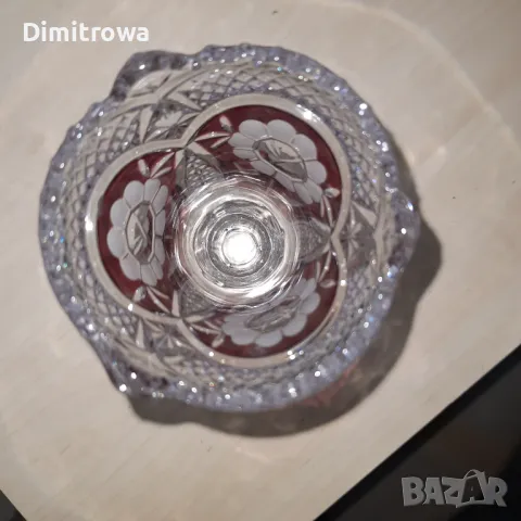 Намалена цена 26лв Кристална вазичка, снимка 18 - Други ценни предмети - 47999224