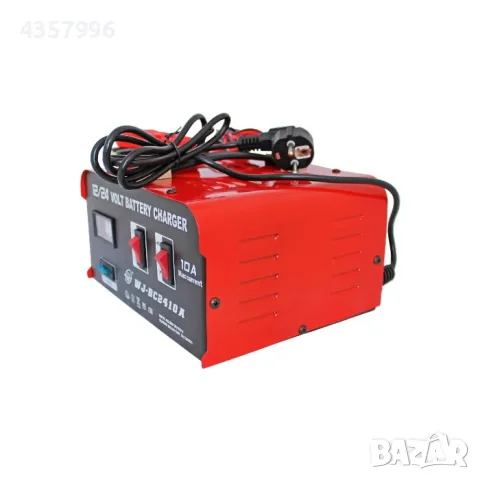  Зарядно за акумулатор 10А метално, снимка 2 - Аксесоари и консумативи - 49282476