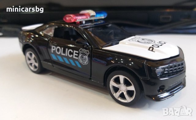 Метални колички: Chevrolet Camaro Police (Шевролет Камаро), снимка 1