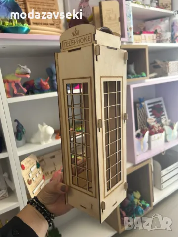 Дървена кутия за вино London, снимка 2 - Декорация за дома - 47838827